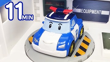 Robocar POLI Toy Playing Video | Rescue Headquarters Playset | Robocar POLI TV