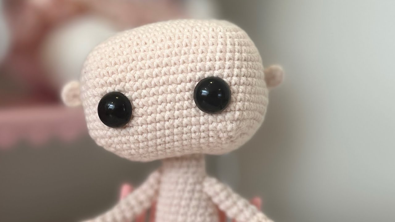 Funko Pop Crochet Head Step by Step / Amigurumi Square Head