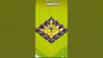 All Heroes Vs Max Cannons | Clash of Clans #clashofclans #coc #clashroyale #shorts #clash #supercell