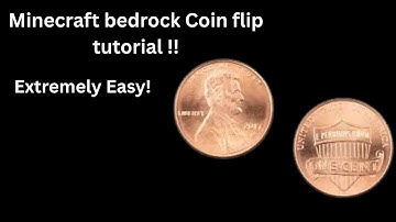 Npc Coin Flip tutorial  - Command tutorial  Minecraft Bedrock