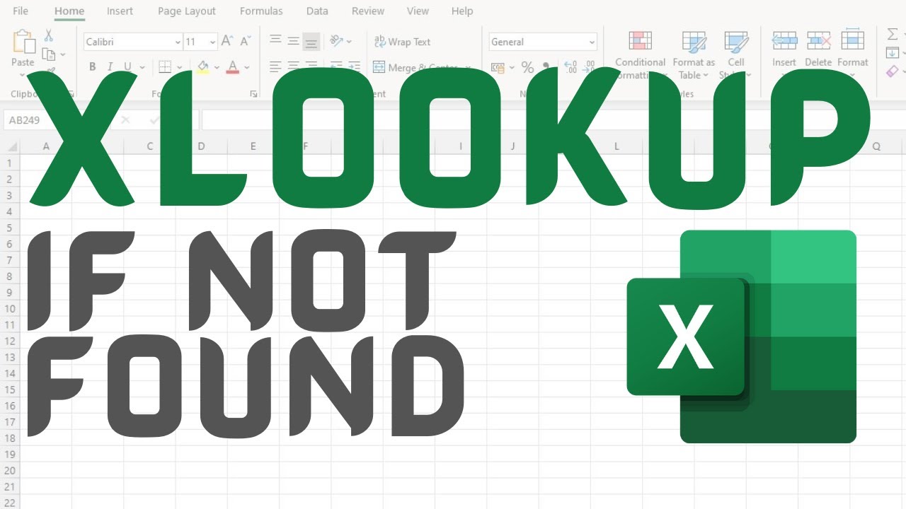 How to use the XLOOKUP with If Not Found in Excel - YouTube