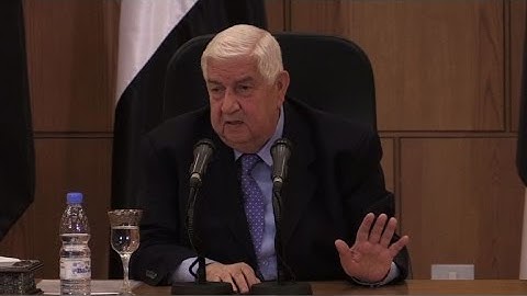 Assad ouster "red line" for regime: Syria FM