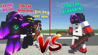 Minecraft THỢ SĂN BÓNG ĐÊM (Phần 5) #8- KHI 3 JAKI GẶP JAKI THỢ SĂN HEROBRINE 👮‍♂️👻🐺 vs 👹