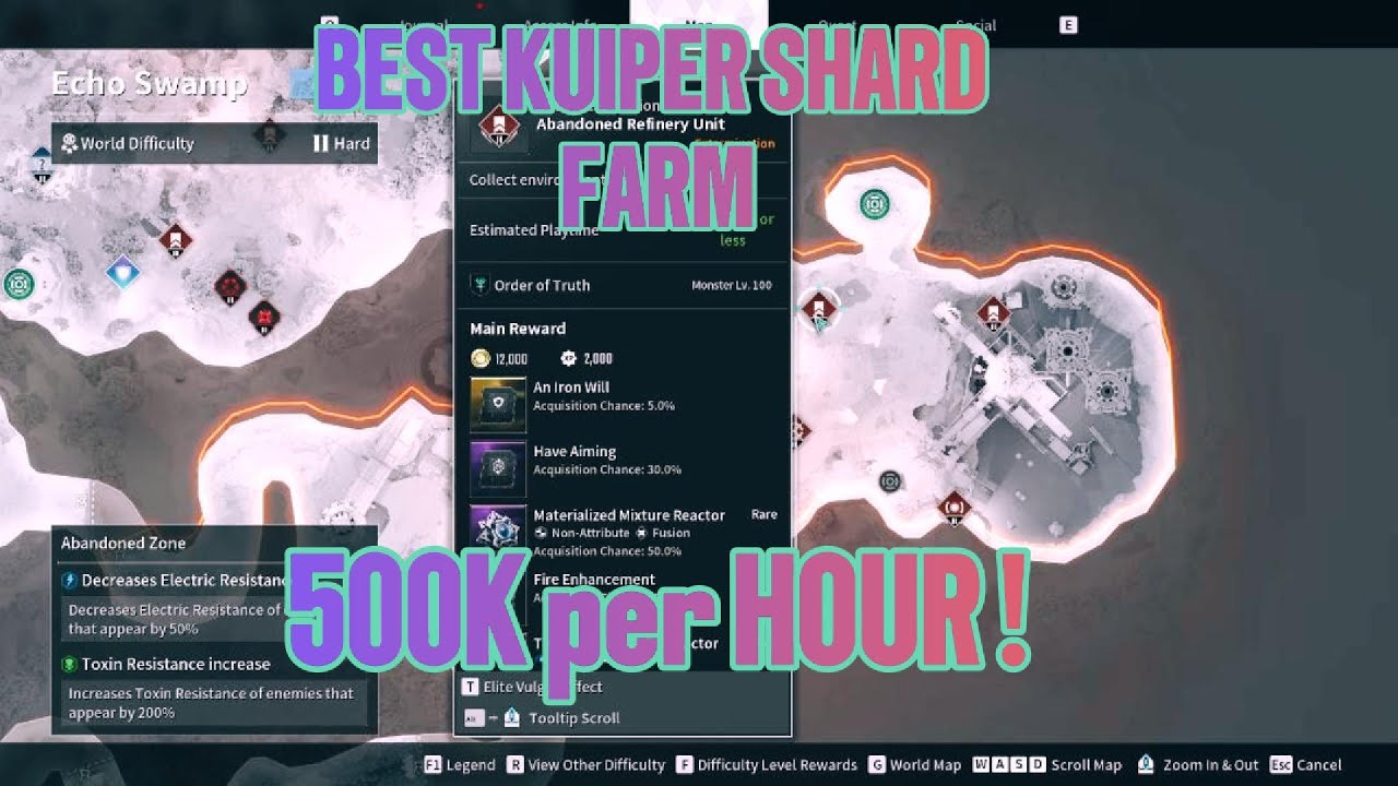How to Farm 500k Kuiper Shards an HOUR! (The First Descendant)