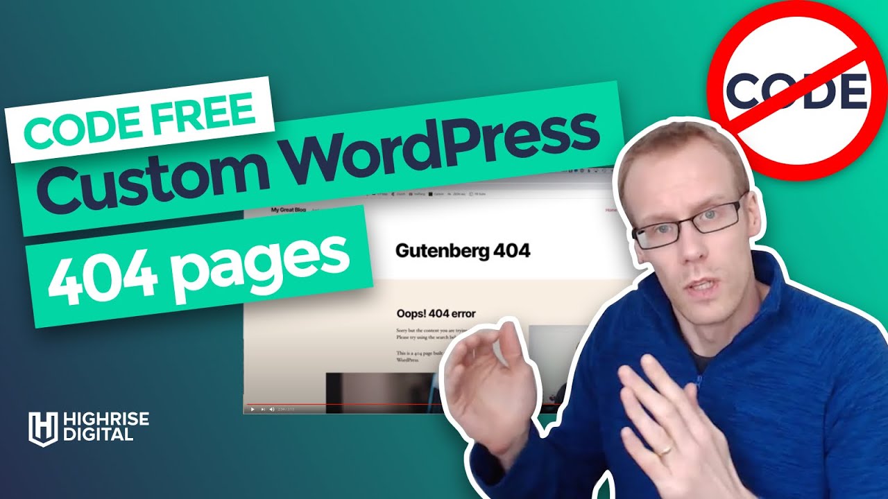 How to create a custom 404 page in WordPress [No code]