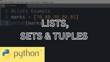 #9 LISTS, SETS and TUPLES in Python - NWMAP Python Course