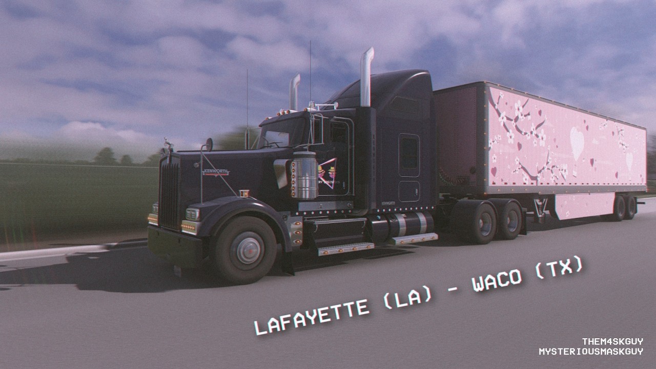 Kenworth W900 | Lafayette to Waco | American Truck Simulator