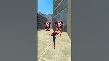 When Tiny Spiderman Meet Nextbots In City🏙️