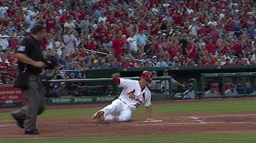 KC@STL: Jay opens scoring with a triple