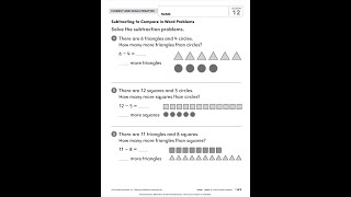 Famous Lesson 12 Fluency and Practice I-Ready Math Grade 1 Net Worth