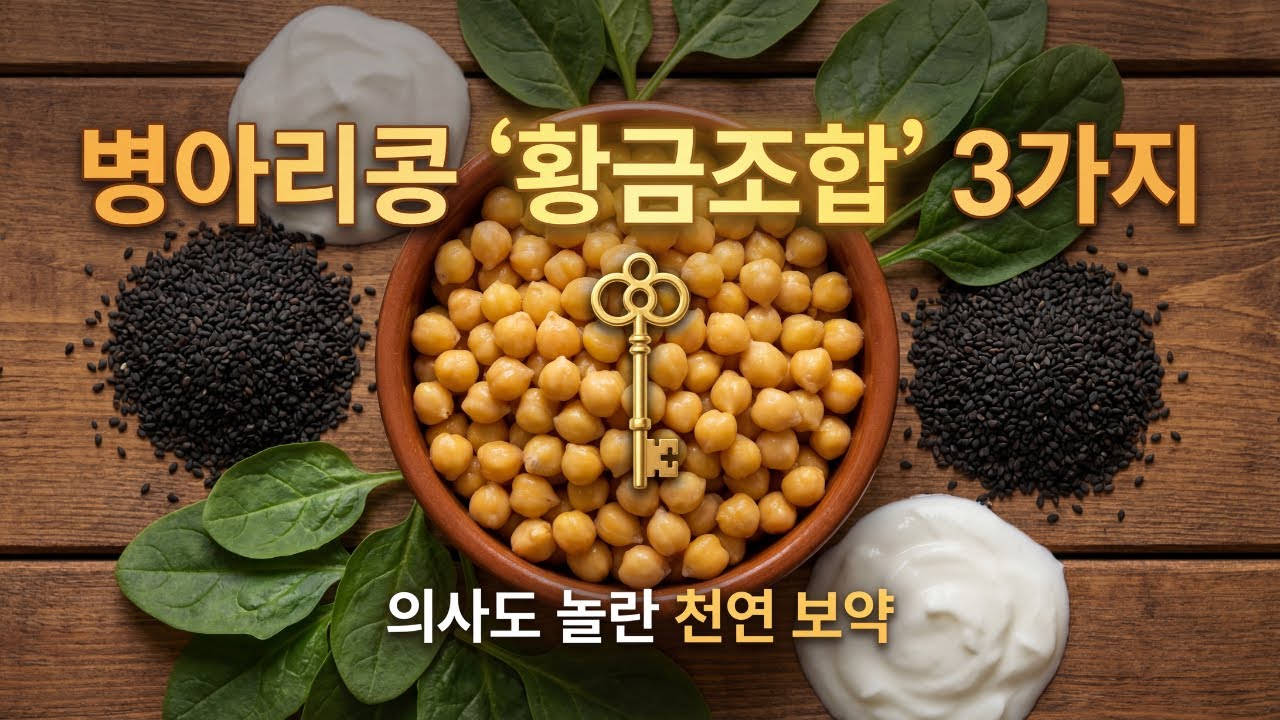 60세 이후 병아리콩, 이 조합 모르면 골다공증·혈관 막힘 동시에 옵니다 | 시니어 인포