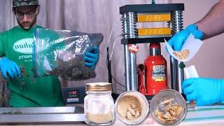 Turning Shaky Trim Into Top Shelf Hash:  How To Make Dry Sift & Hash Rosin screenshot 5