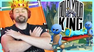This Game is SO GOOFY AND HILARIOUS | Hold Your King w/ Friends