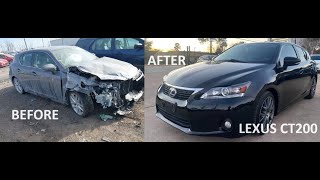 Lexus CT 200H Car Restoration | Cars Denting and Painting Work | Car painting process