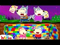 Oh No, Wolfoo and Lucy Get Lost |Wolfoo Makes Secret Colorful Lego Room Underground |Wolfoo The Best