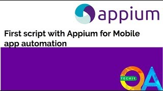 First script with Appium for Mobile app automation screenshot 5
