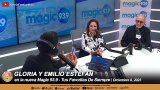 Gloria y Emilio Estefan en la nueva Magic 93.9 - Tus Favoritas De Siempre | Diciembre 8, 2023