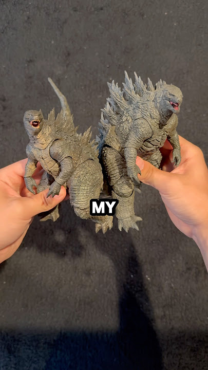 DOUBLE GODZILLA REVIEW 🔥🔥 #fyp #godzilla #toys #actionfigures #hiya #collection