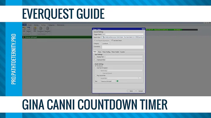 EverQuest Guide: GINA Canni Countdown Timer