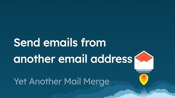 Send mass emails from an alias or different email address on Gmail