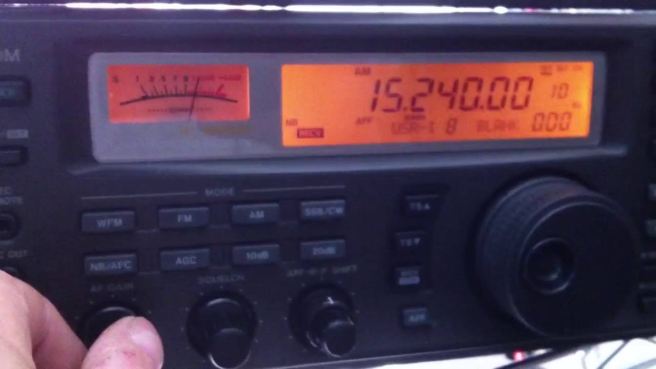 Uganda Radio Station on 15.240 khz at 