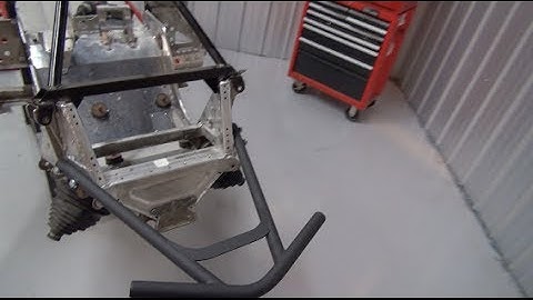 Polaris IQR Mountain Mod 800 Episode #3 Bumper Install!  B and M Fabrications, PowerModz!