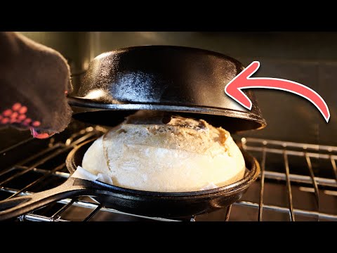 Batard in a lodge combo cooker : r/Sourdough