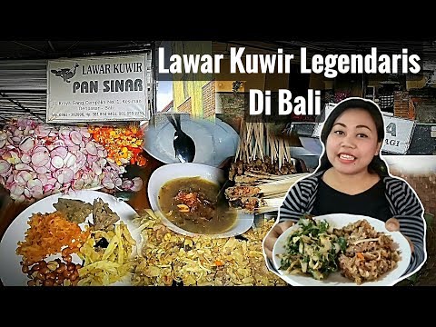 LAWAR KUWIR PAN SINAR - Lawar Kuwir Legendaris Di Bali 100% Halal - Bali Street Food