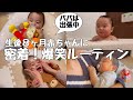 【生後8ヶ月】赤ちゃんとママの一日に密着!【パパ不在】