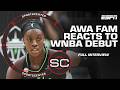 Awa Fam on her transition from Spain to the WNBA &amp; A'ja Wilson being her role model | SportsCenter