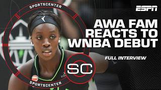 Famous Awa Fam on her transition from Spain to the WNBA & A'ja Wilson being her role model | SportsCenter Profile