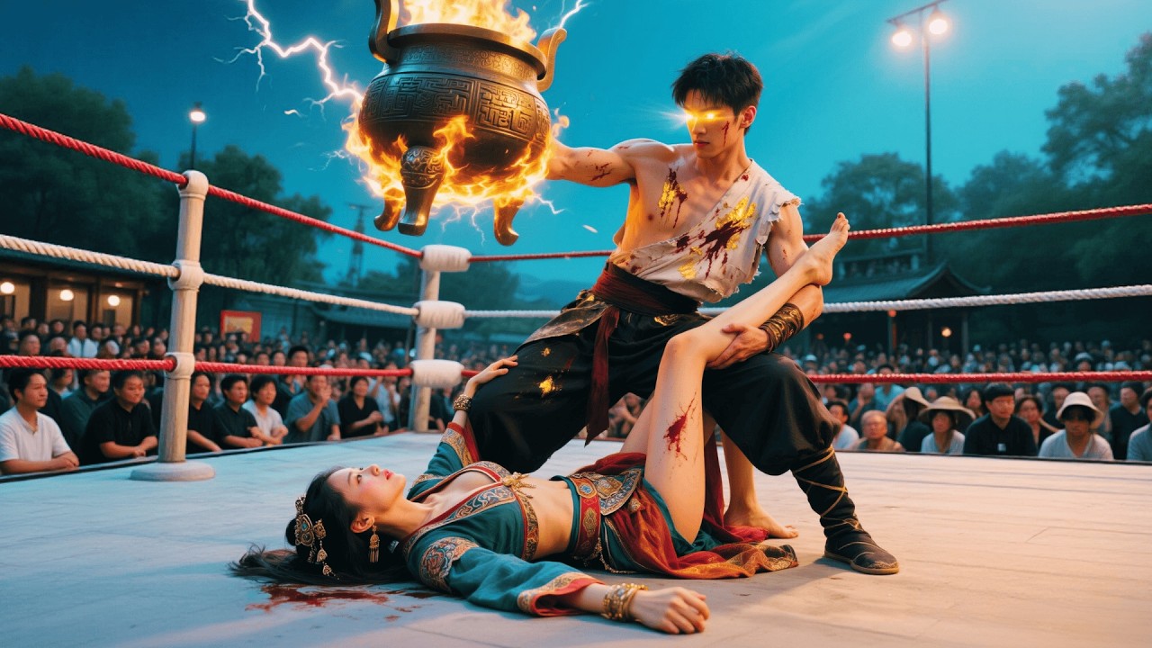 窮小子竟一根手指舉起重20000斤的乾坤爐，在比武招親上拔得頭籌，將三位宗門聖女收入囊中走上人生巔峯！#短劇 #爽劇 #穿越 #重生