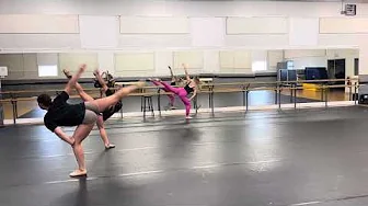 Lyrical duet with glass