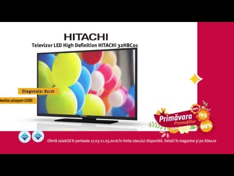 Reclamă ALTEX TV Hitachi - martie 2016