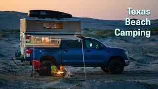 Truck Camping At South Padre Island // Four Wheel Camper on Toyota Tundra