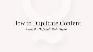 Flothemes :: How to use the Duplicate Page Plugin