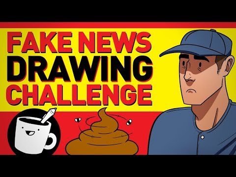 artists-draw-fake-news-headlines