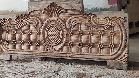 High Accuracy Cnc Door & Bed Carving Router Machine......  #carving #doorcarving #indian #cncrouter