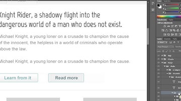 Photoshop PSD to HTML tutorial - Isolating Button Graphics