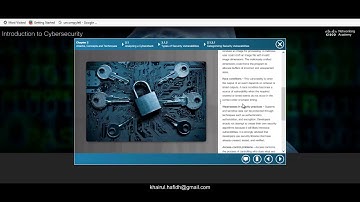 INTRODUCTION TO CYBERSECURITY | CISCO COURSE | CHAPTER 2 - ATTACKS, CONCEPTS & TECHNIQUES|