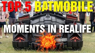 Top 5 Batmobile moments in real life #batmobile