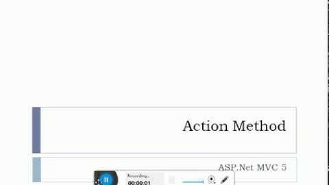 4 - Action Method  in asp.net MVC