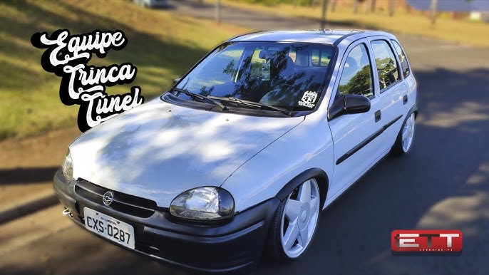 Corsa Wind 1996 rebaixado, aro 17 e modificações estéticas, AutoCustom