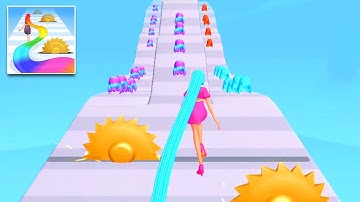 Hair Challenge (Max Level Gameplay) - All Levels Walkthrough Part 3 🔴🟡🟢🔵🟣