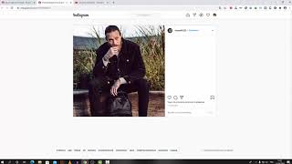 شرح حفظ صور انستقرام على الكمبيوتر بدون برامج Save Instagram Pictures to Computer 2020