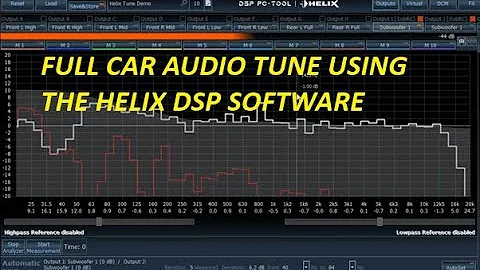 HELIX DSP tutorials - Part 15 - Full car audio tune using the Helix DSP software
