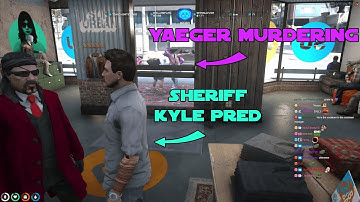 Yaeger committing murder behind Kyle Pred + chat reaction l NoPixel GTA V RP