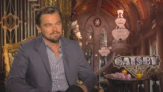 Leonardo DiCaprio  The Great Gatsby Interview HD