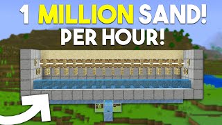 Best Sand Farm in Minecraft Bedrock 1.20! (MCPE/Xbox/PS4/Nintendo Switch)