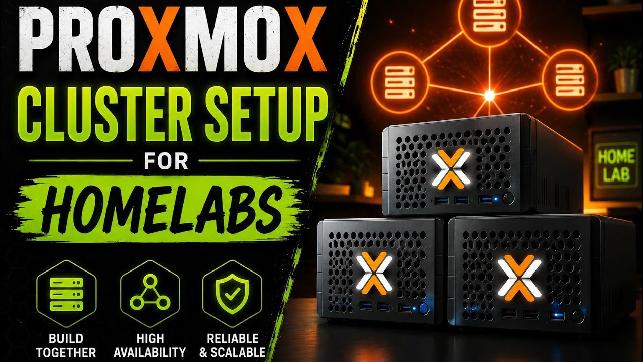 Proxmox Cluster Setup for Beginners | Legacy Tutorial - YouTube